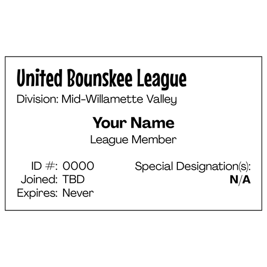 Bounskee League Membership - Lifetime!