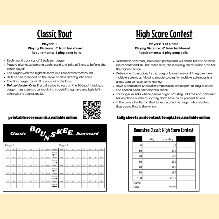 BYO Bounskee® Deluxe Complete Set